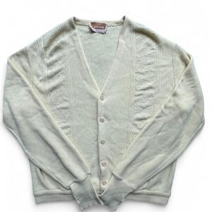 Vintage 1950s/60s Jantzen Wool Cardigan Button Up Pullover Sweater Medium